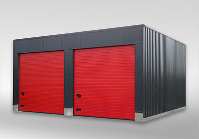 zwei Weseler Großgaragen Wesler Großgaragen